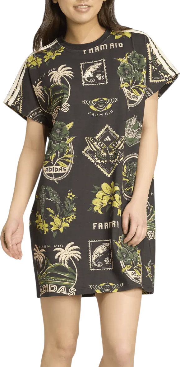 Haljina adidas Originals adidas Farm Women's T-Shirt Dress Crna | jl7004, 1