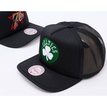 Kapa Mitchell & Ness Mitchell & Ness Hidden Trucker Hat Boston Celtics Crna | HT11408-BCEBLCK, 4