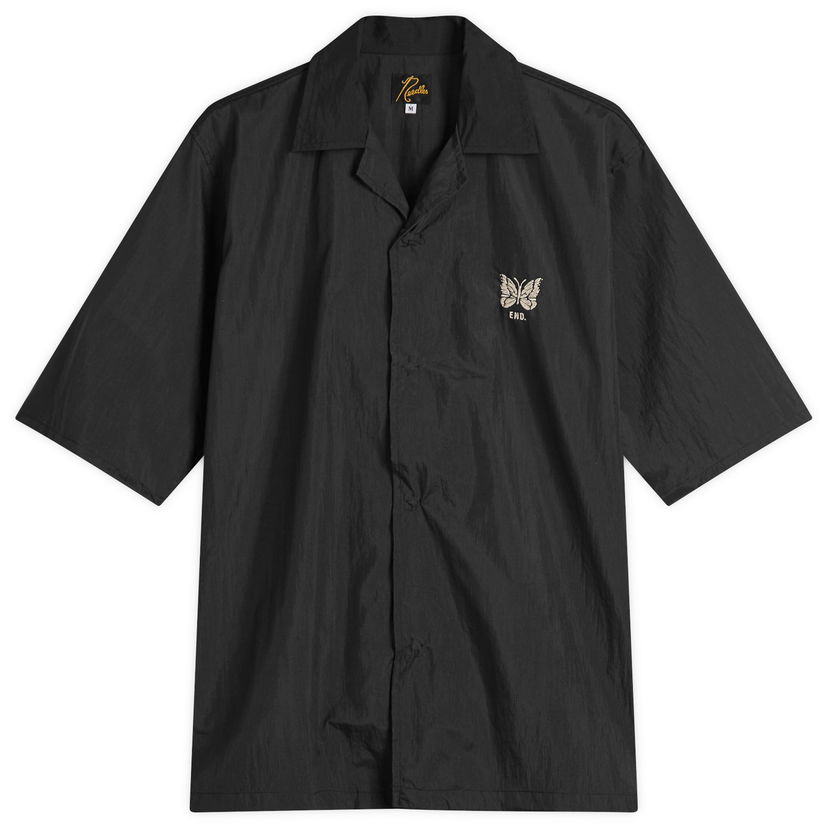 Košulja Needles END. x Needles Cabana Shirt, Size Small Crna | QV1673