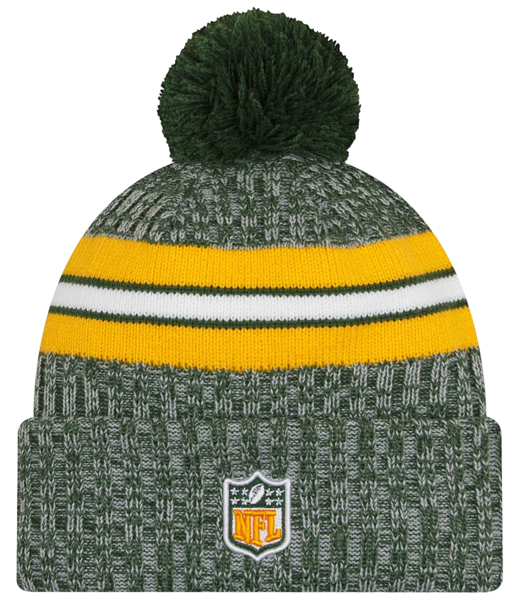 Kapica New Era Green Bay Packers Knit Beanie with Cuff Zelena | 60407596-60407596, 1