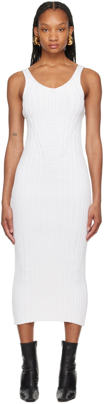 Haljina Khaite 'The Ottilie' Midi Dress Bijela | 9525114
