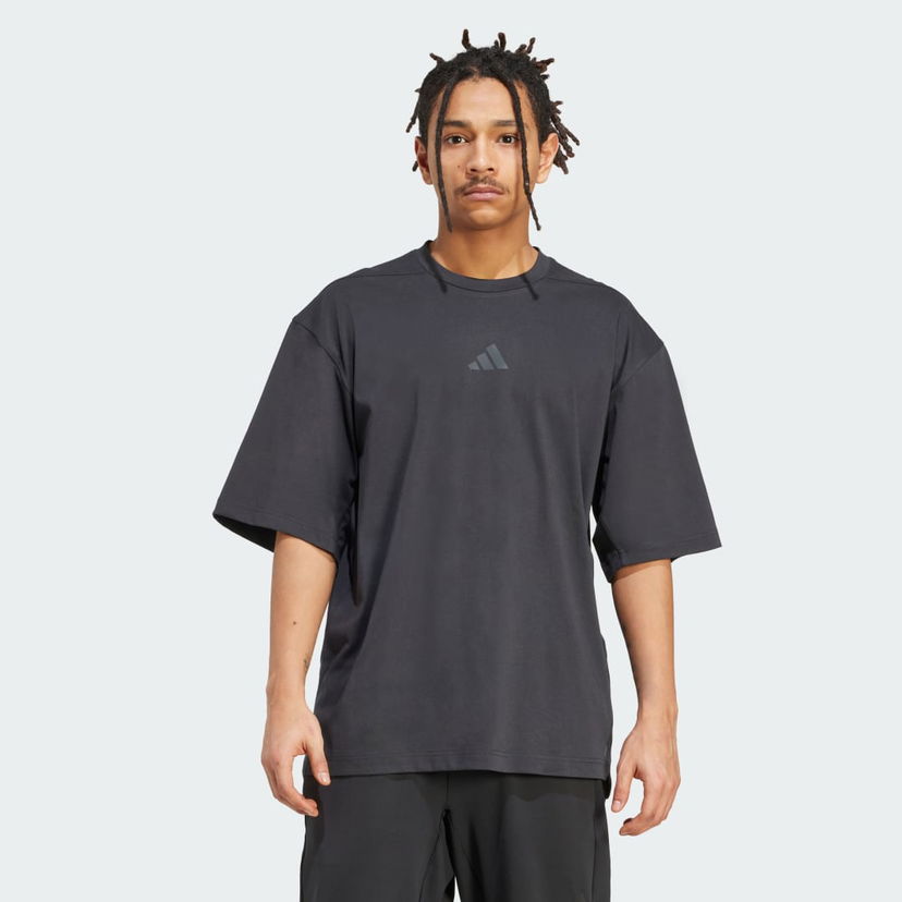 Majica kratkih rukava adidas Performance Power Oversize T-shirt Siva | JN3680