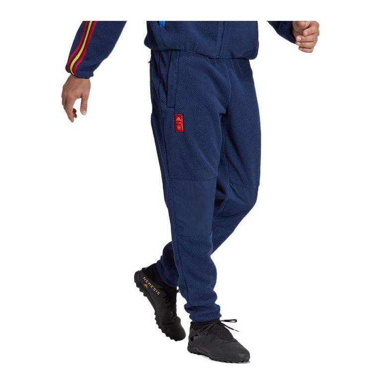 Hlače adidas Originals Fleece Training Pants Tamnoplava | HE8918