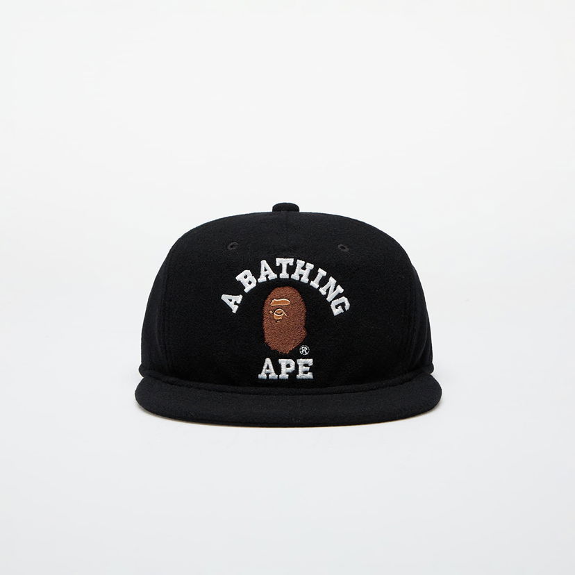 Kapa BAPE College Wool Cap Crna | 001CPK801001M BLK
