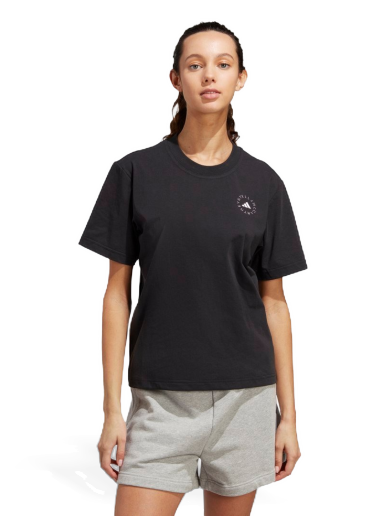Majica kratkih rukava adidas Originals by Stella McCartney TrueCasuals Regular Sportswear Crna | HR9170