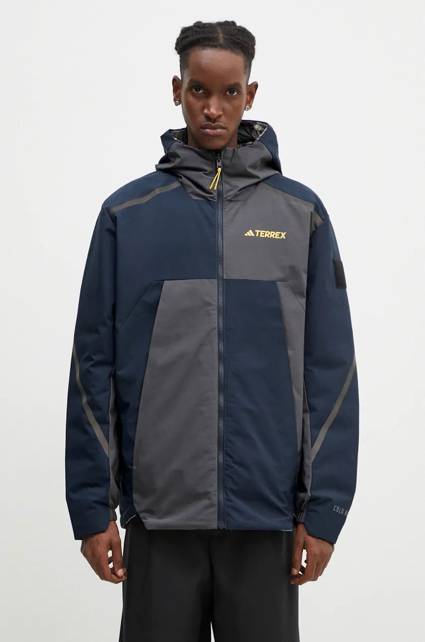 Jakna adidas Originals National Geographic Oversize Coldrdy Jacket Plava | IX7953