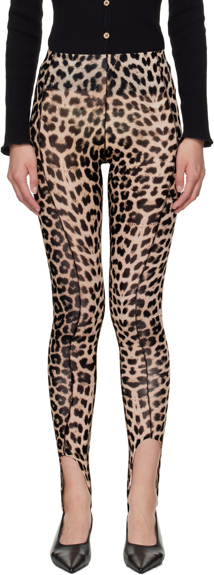 Tajice Baserange Baserange Sync Stirrup Leggings Smeđa | PASL-CI-AU25