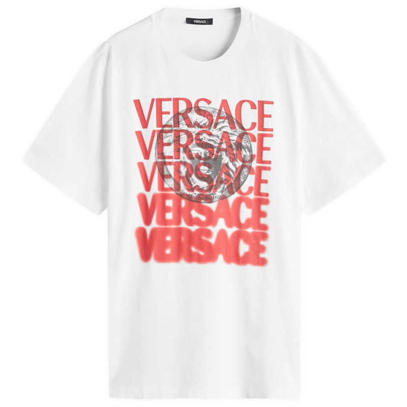 Majica kratkih rukava Versace Medusa Medallion Print T-Shirt Bijela | 1013302-1A12439-2W580