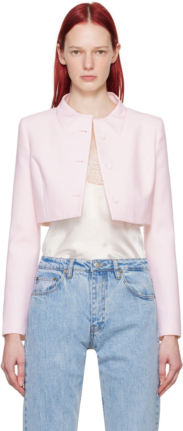 Jakna Coperni Coperni Cropped Jacket Ružičasta | COPV33BIS834