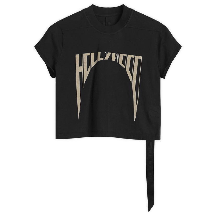 Crop top Rick Owens Rick Owens DRKSHDW Cropped Small Level T-Shirt, Size Large Crna | DS01E3207-RNEP2-0908