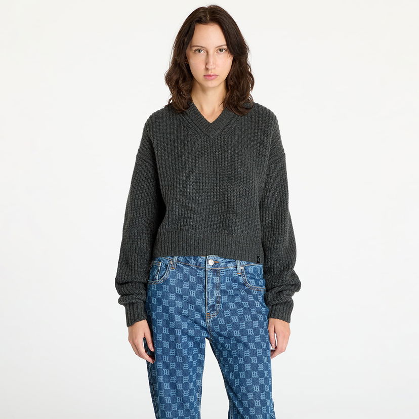 Džemper CALVIN KLEIN Chunky V-Neck Sweater Gray Siva | J20J224635 P4O