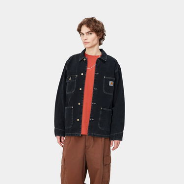 Kaputi Carhartt WIP OG Chore Coat "Black heavy stone wash" Crna | I031896_89_60, 3