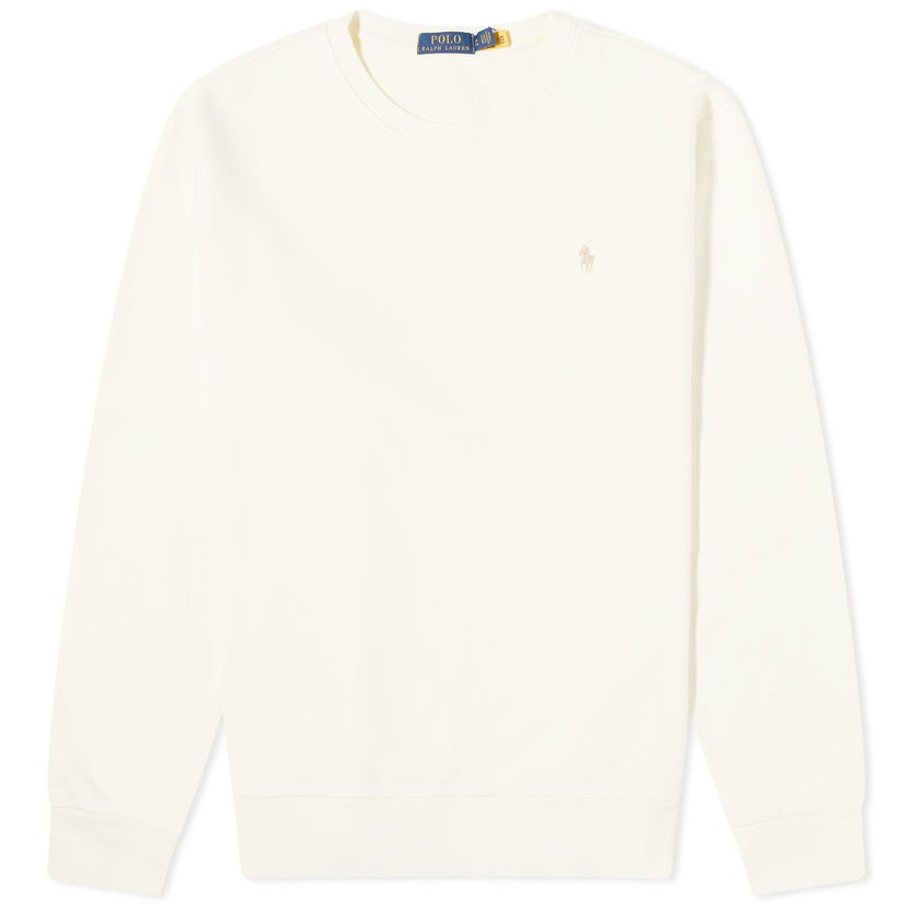 Dukserice Polo by Ralph Lauren Polo Ralph Lauren Loopback Crew Sweat Clubhouse Cream Bijela | 710916689003
