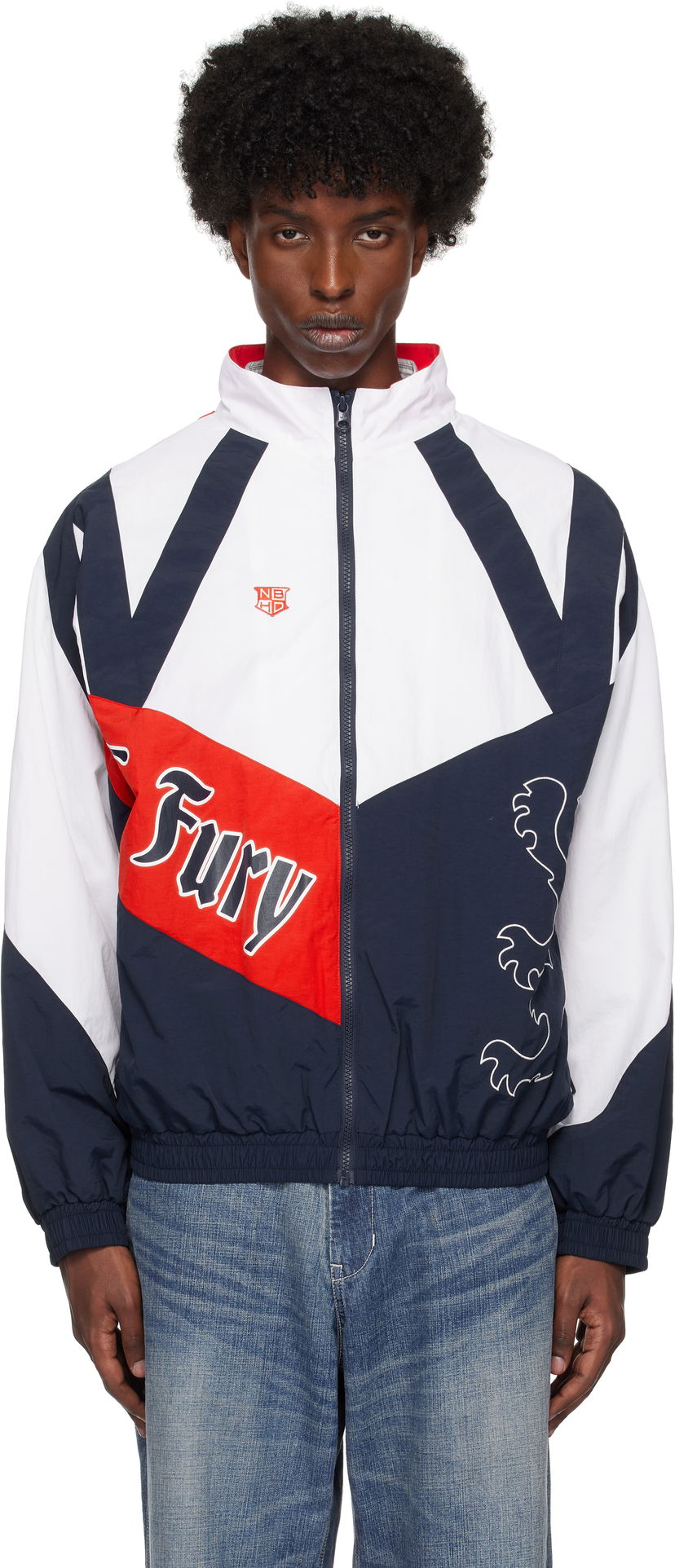 Jakna Neighborhood Track Jacket Bijela | 242TSNH-JKM13