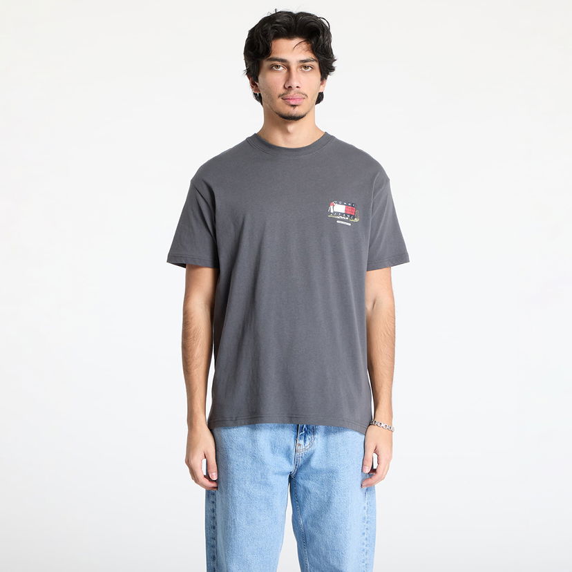 Majica kratkih rukava Tommy Hilfiger Tommy Jeans Relaxed Novelty 1 Graphic Tee Siva | DM0DM20351 PT2
