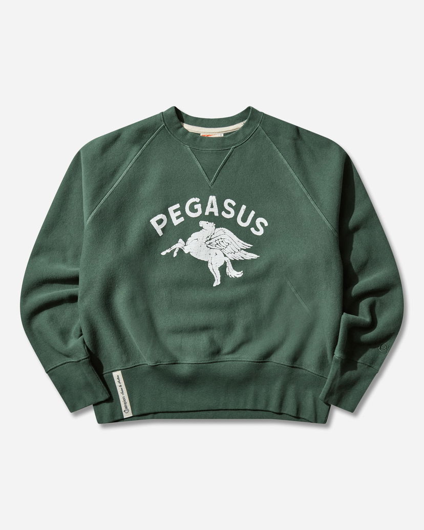 Dukserice Champion Index and Archives Sunset Reverse Weave Fleece Sweatshirt with Pegasus Graphic Zelena | 221836 GS501