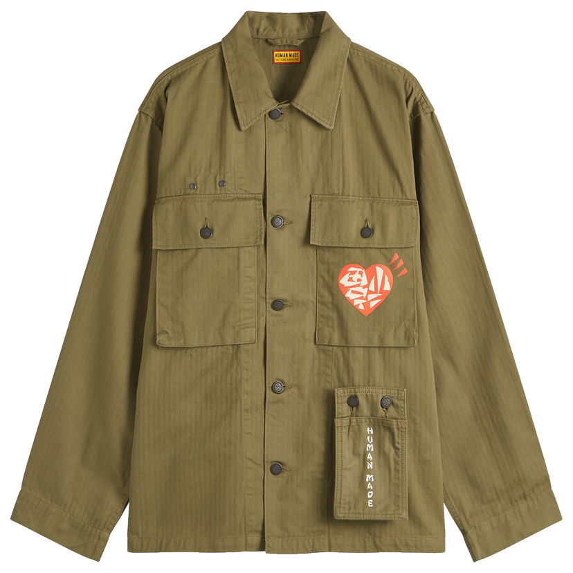 Košulja Human Made Human Made Military Over Shirt, Size Large Zelena | HM29SH004-OLV
