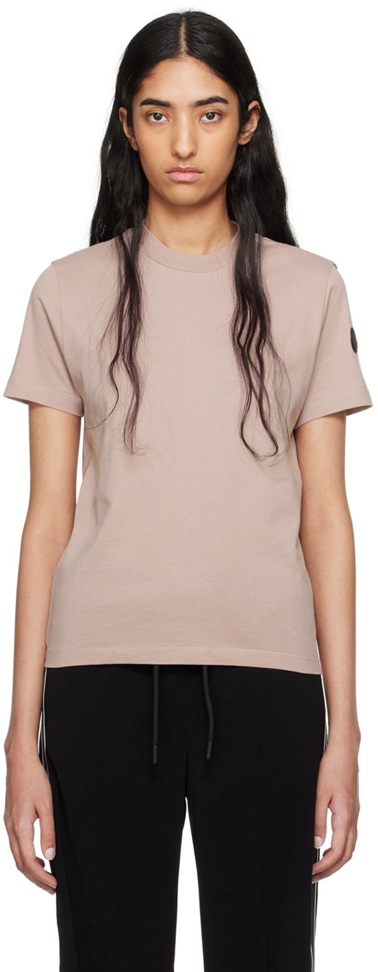 Majica kratkih rukava Moncler Pink Pleated T-Shirt Ružičasta | J20938C0001489A17