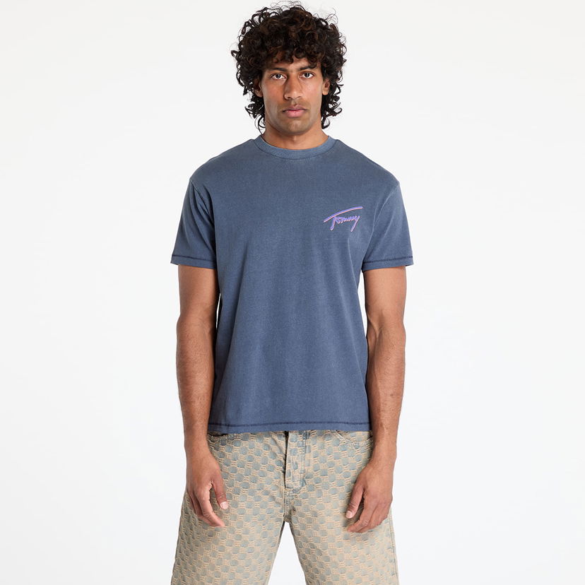 Majica kratkih rukava Tommy Hilfiger Tommy Jeans Relaxed Faded Graphic T-Shirt Plava | DM0DM20768 C1G