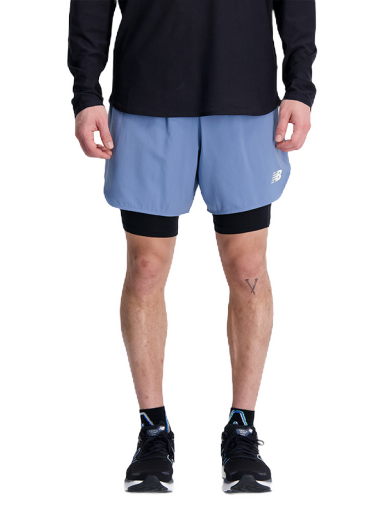 Kratke hlače New Balance Shorts Plava | MS33282MYL