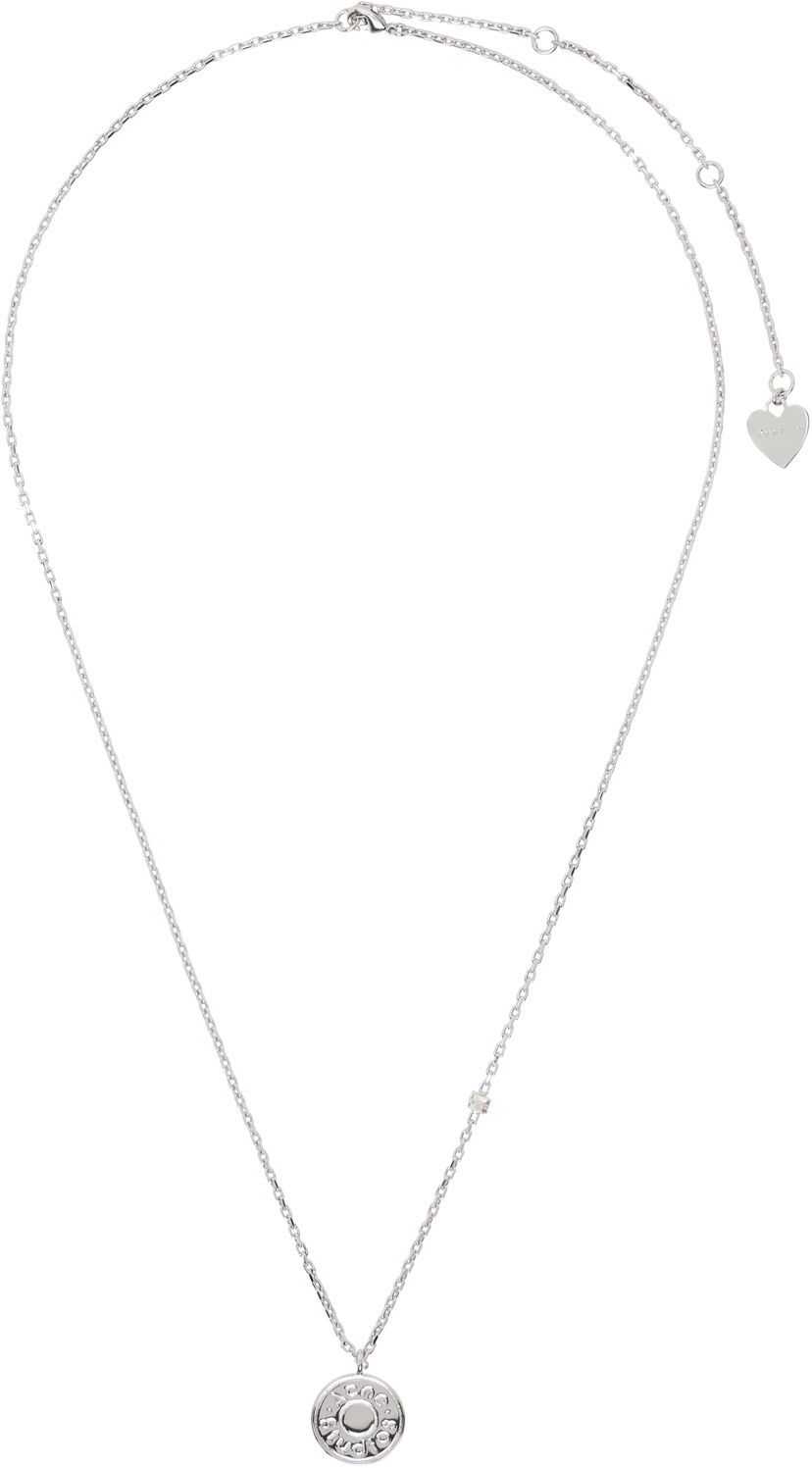 Ogrlica Acne Studios Acne Studios Logo Pendant Necklace Metalik | C50456-