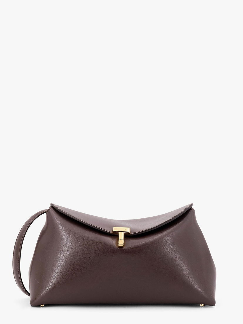 Ručna torbica TOTEME Toteme T-Lock Shoulder Bag Smeđa | 244WAL950LE0025213