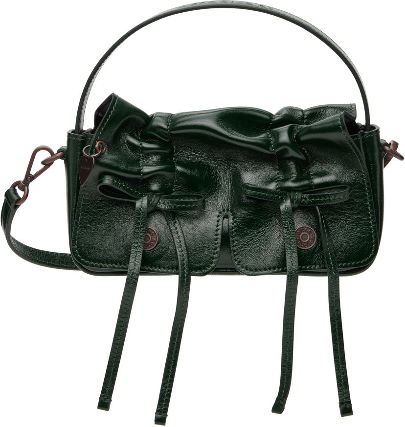Torba za rame Acne Studios Acne Studios Multipocket Micro Bag Zelena | A10431-