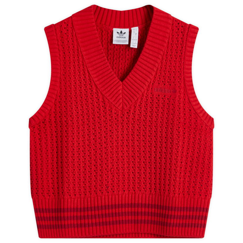 Džemper adidas Originals Knit Vest Crvena | IX1053