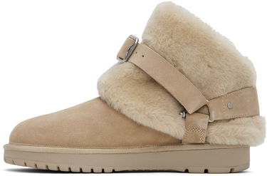 Odjeća Burberry Burberry Shearling Chubby Boots Bež | 8095547, 2