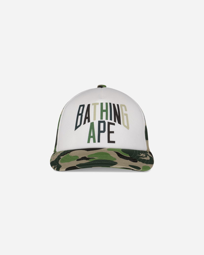 Kapa BAPE Camo NYC Logo Mesh Cap Bijela | 1L30180012 GREEN