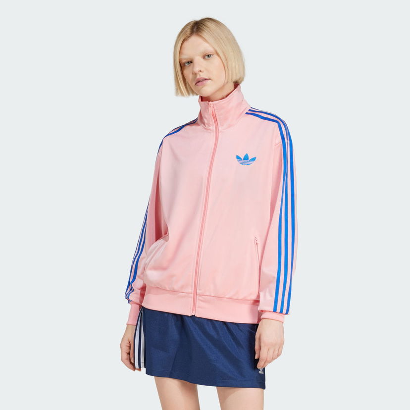 Dukserice adidas Performance Classic Firebird Loose Track Jacket Ružičasta | JP2302