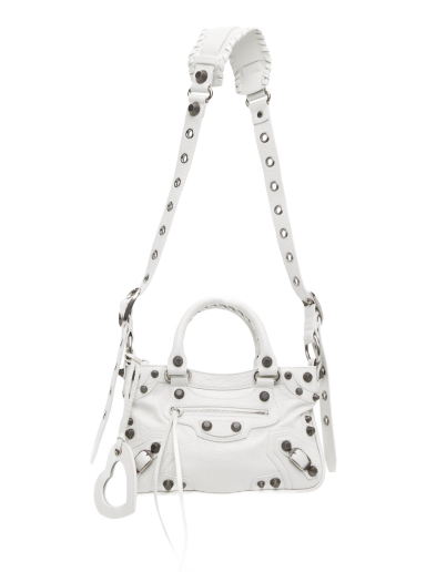 Torba za rame Balenciaga Small Neo Cagole Bag Bijela | 751523 1VG9Y