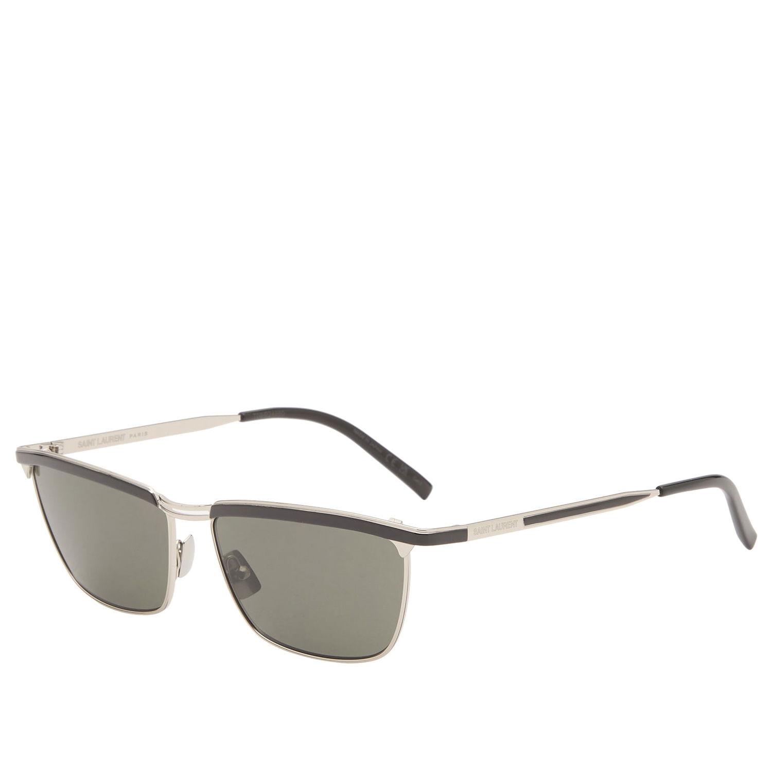 Sunčane naočale Saint Laurent Joe Rectangular Metal Frame Sunglasses Metalik | SL-795-JOE-003, 0