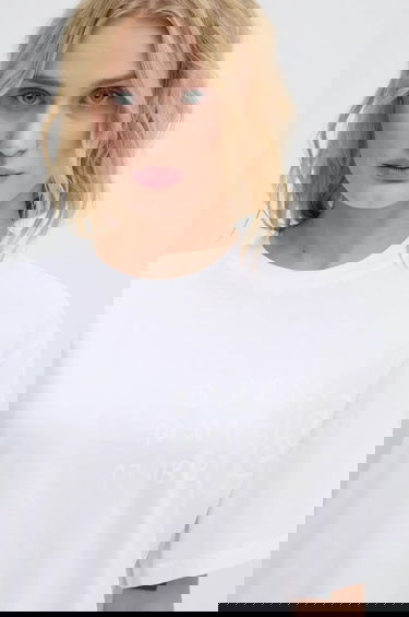 Majica kratkih rukava Maison Margiela Numeric Dropped-Shoulder T-shirt Bijela | S62GD0192 S23588, 4