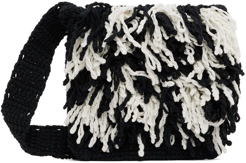 Torba za rame ADER ERROR Fringed Crochet Shoulder Bag Višebojno | BMADSSBA0302BK