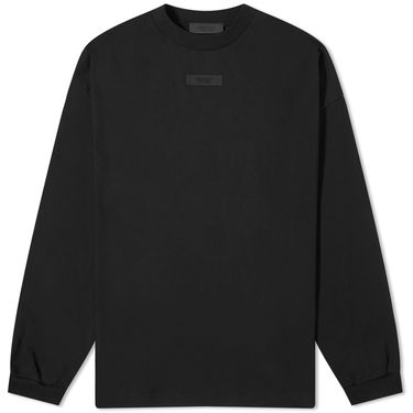 Majica kratkih rukava Fear of God ESSENTIALS Spring Tab Long Sleeve T-Shirt Crna | 125SP244204F, 0