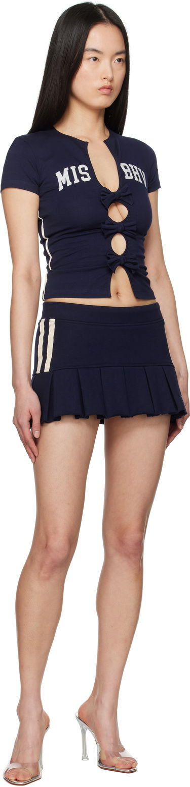 Suknja MISBHV MISBHV Varsity Pleated Miniskirt Tamnoplava | 250W858, 3