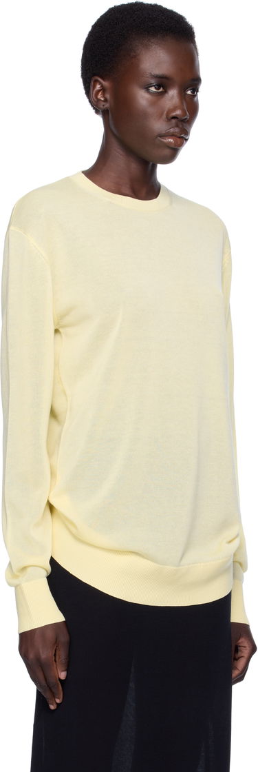 Majica kratkih rukava TOTEME TOTEME Knit Long Sleeve Tee Žuta | 253-WRT0604-YA0079, 1