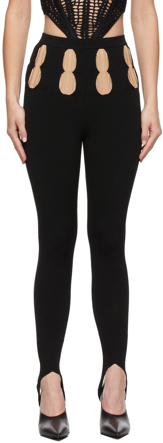 Tajice Dion Lee Double Stirrup Leggings Crna | C7015F21