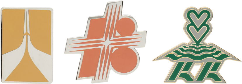 Pin KIKO KOSTADINOV Kiko Kostadinov Sunrise Brooch Set Narančasta | KKWSS25ACC04-127