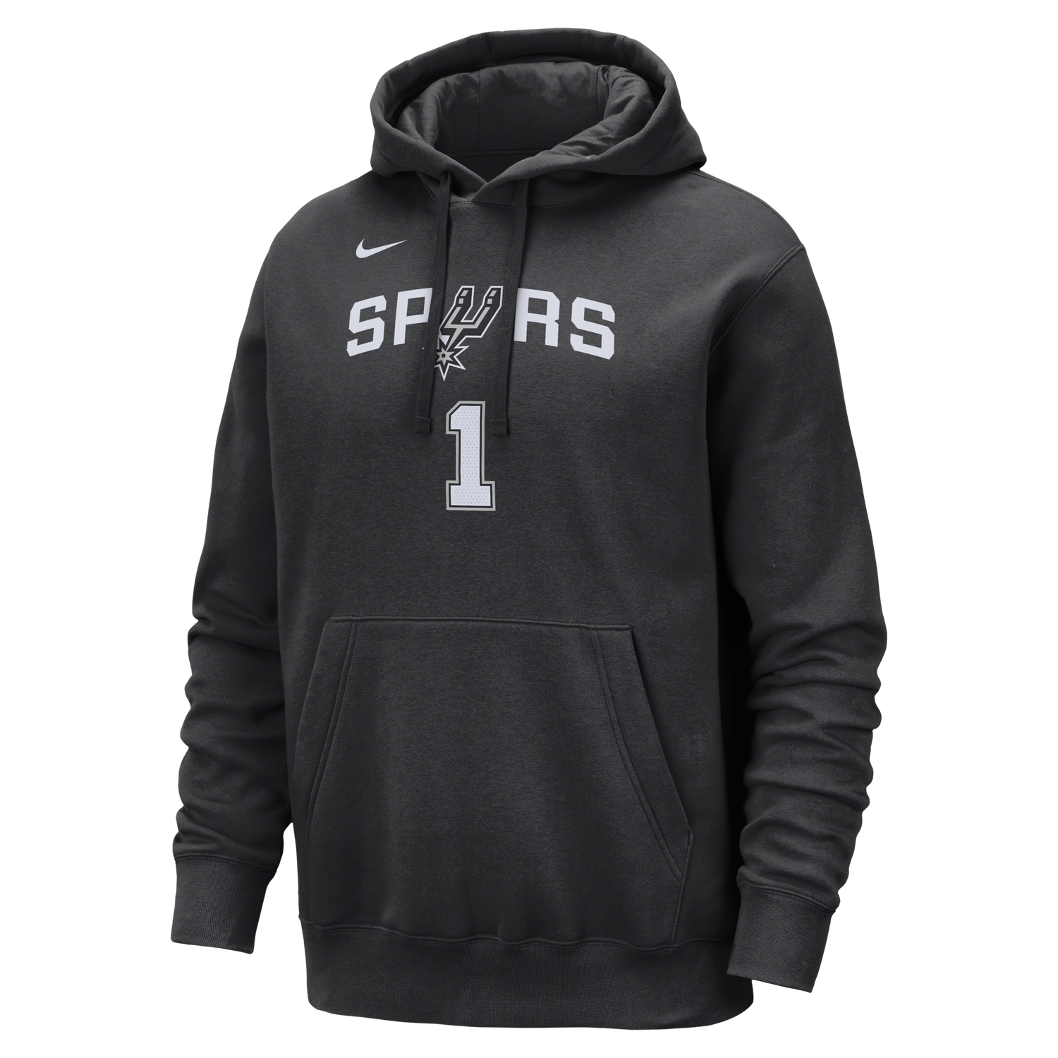 Dukserice Nike NBA San Antonio Spurs Club Hoodie Siva | FB4808-013, 0