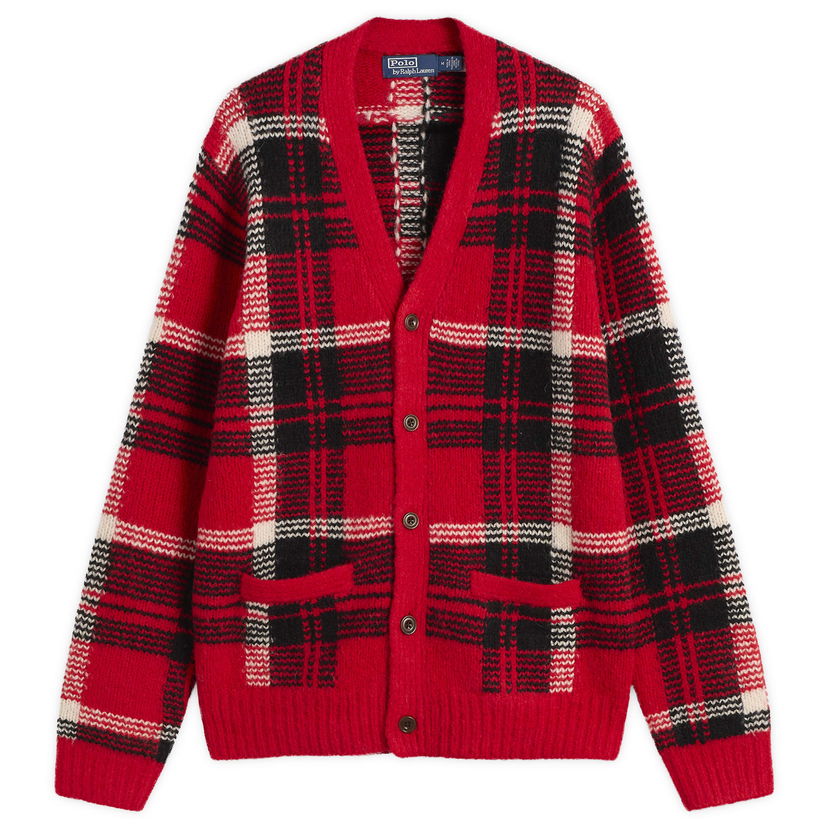 Džemper Polo by Ralph Lauren Check Cardigan Višebojno | 710980843001-Red
