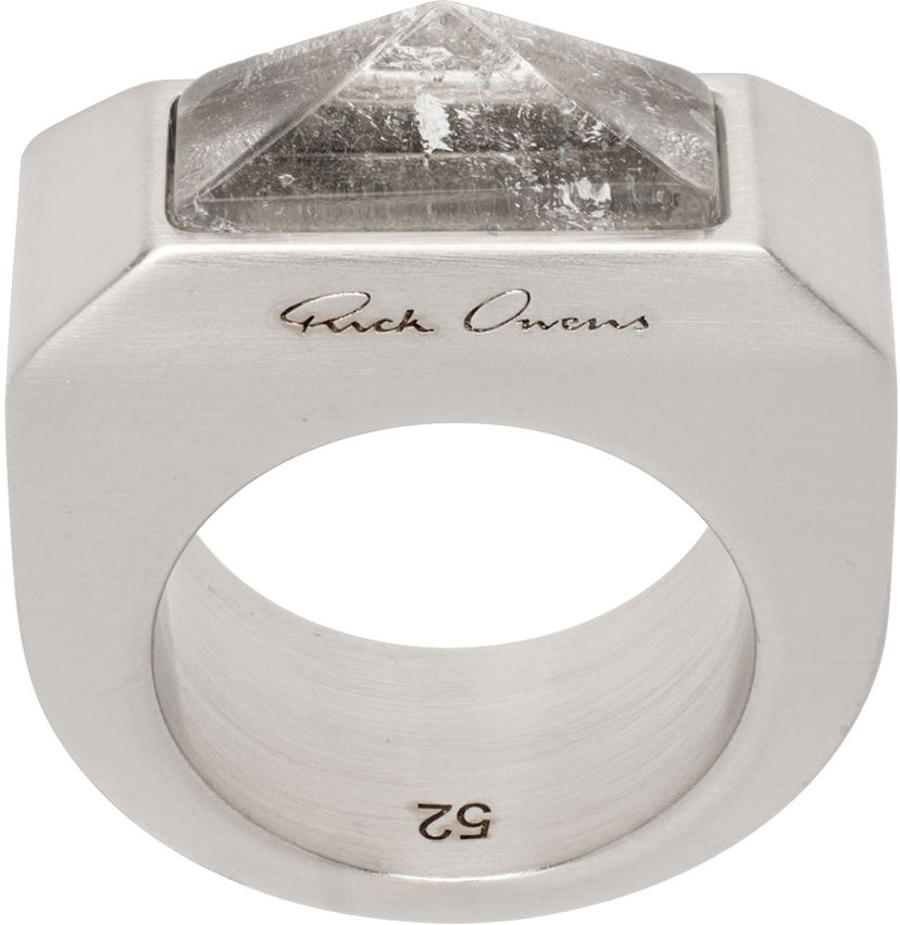 Prsten Rick Owens Rick Owens Pyramid Ring Metalik | RJ0000049 MMTES2