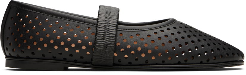 Tenisice i cipele Stella McCartney Stella McCartney Ryder Perforated Ballerina Flats Crna | 810528KP027