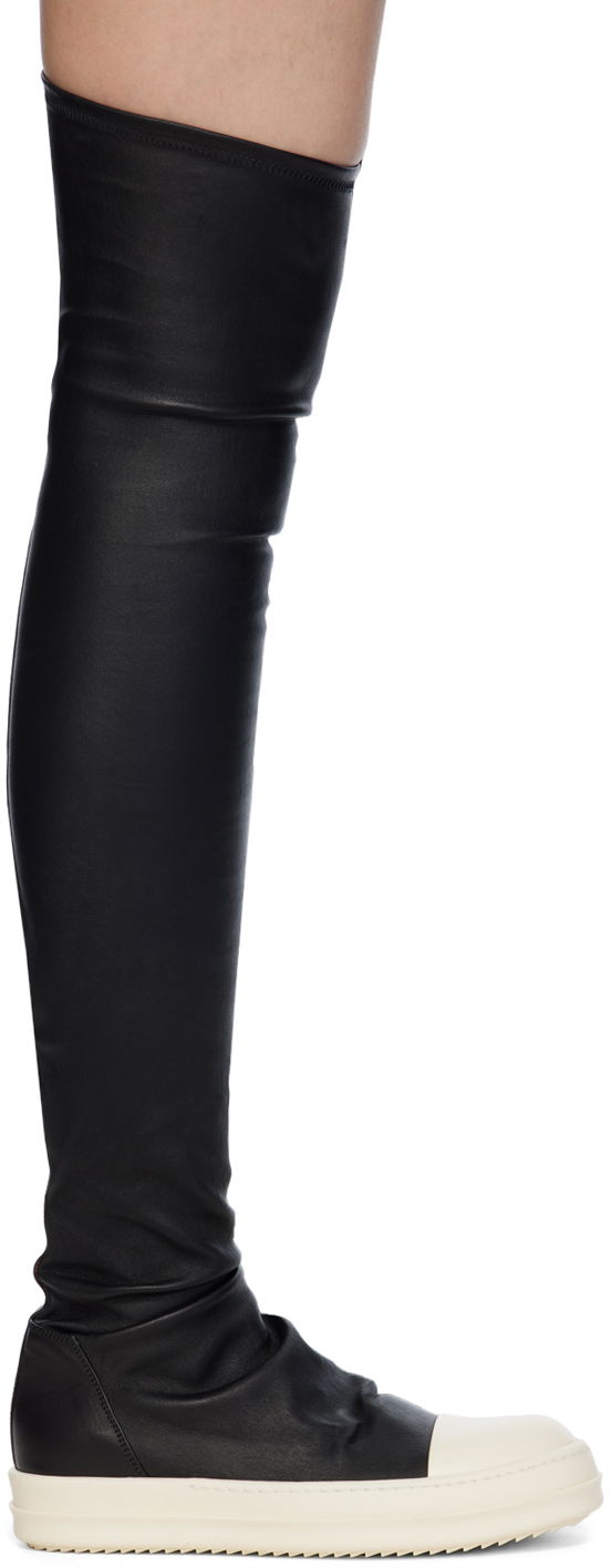 Tenisice i cipele Rick Owens Stocking Boots "Black" Crna | RP01D2893 LS