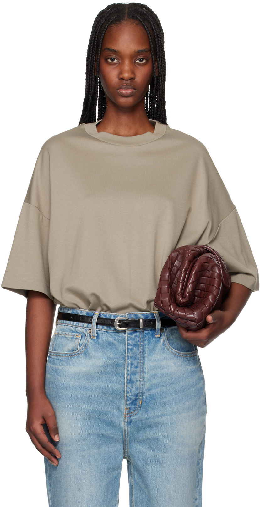 Majica kratkih rukava Fear of God Fear of God Milano Short Sleeve T-Shirt Bež | FGE250-520VIS