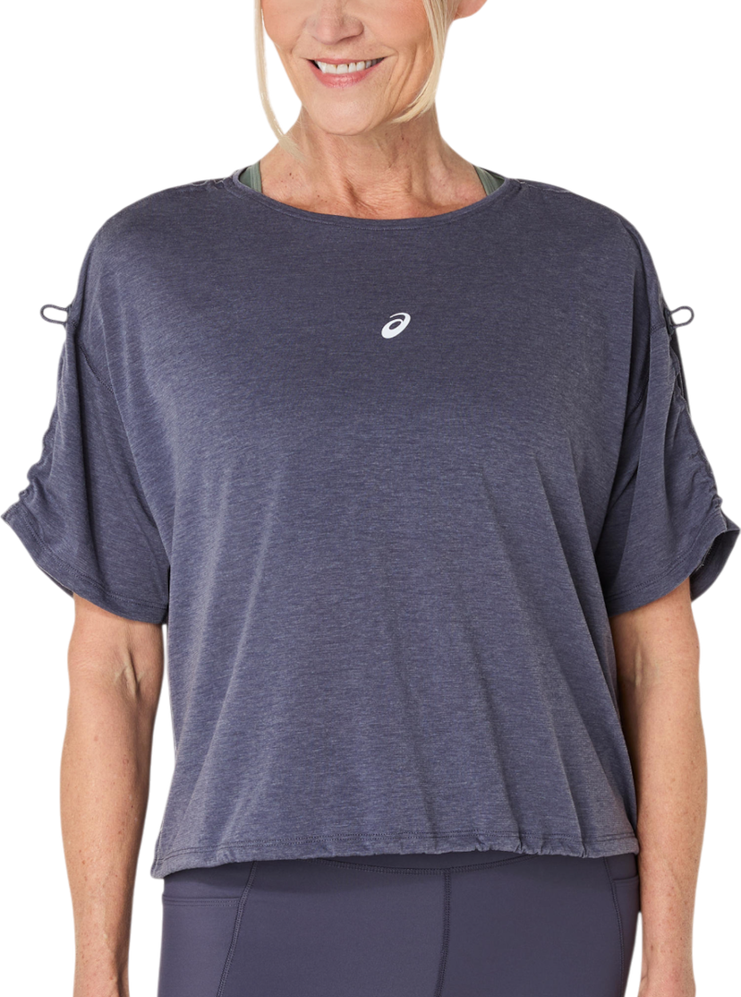Majica kratkih rukava Asics Asics Nagino Run Adjustable Short Sleeve Top Tamnoplava | 2012d140-500