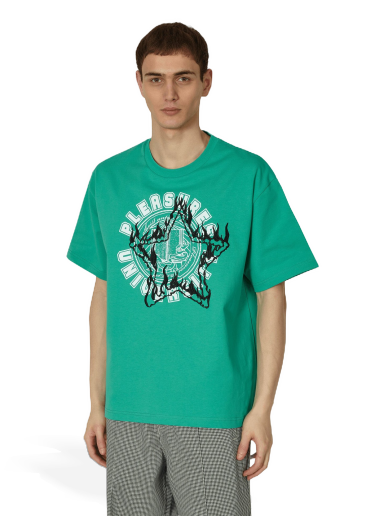 Majica kratkih rukava Pleasures University Heavyweight T-Shirt Zelena | P23SP029 GREEN