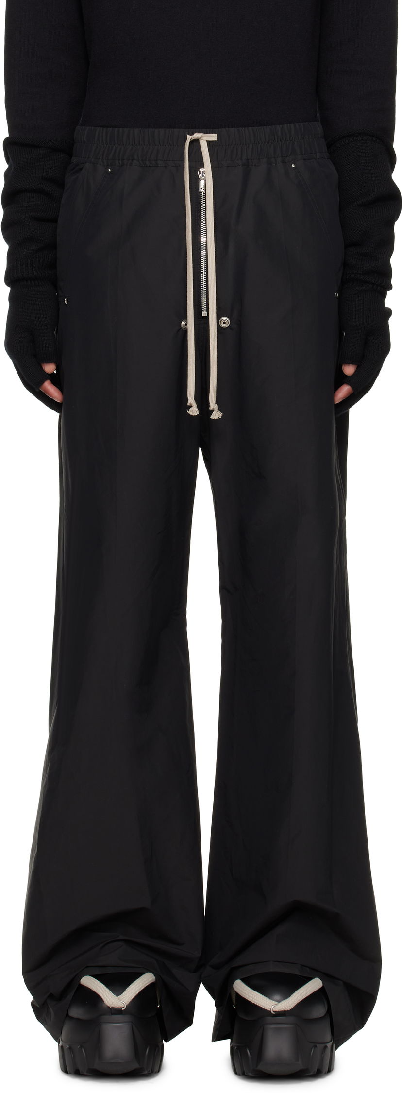 Hlače Rick Owens Belas Trousers Crna | MU02D2A02 M4431