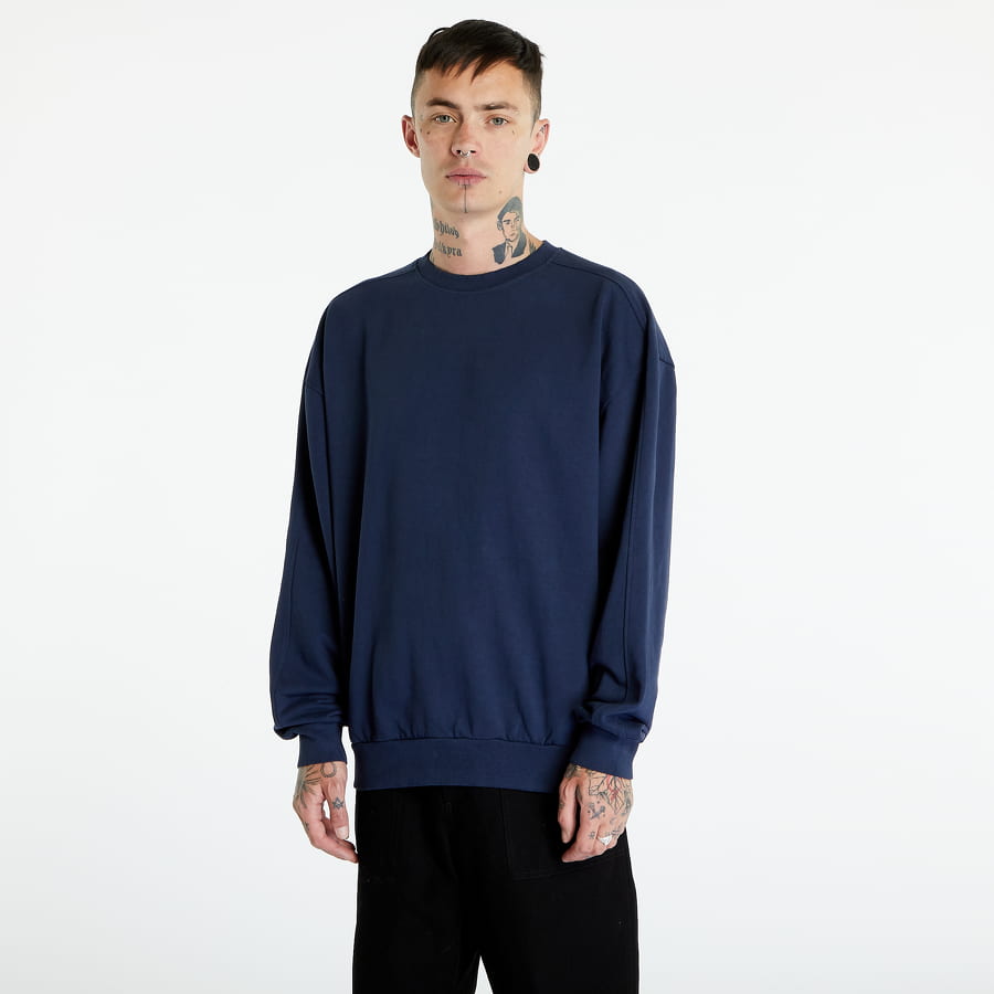 Džemper Urban Classics Heavy Terry Garment Dye Crewneck Tamnoplava | TB4956-00800, 0